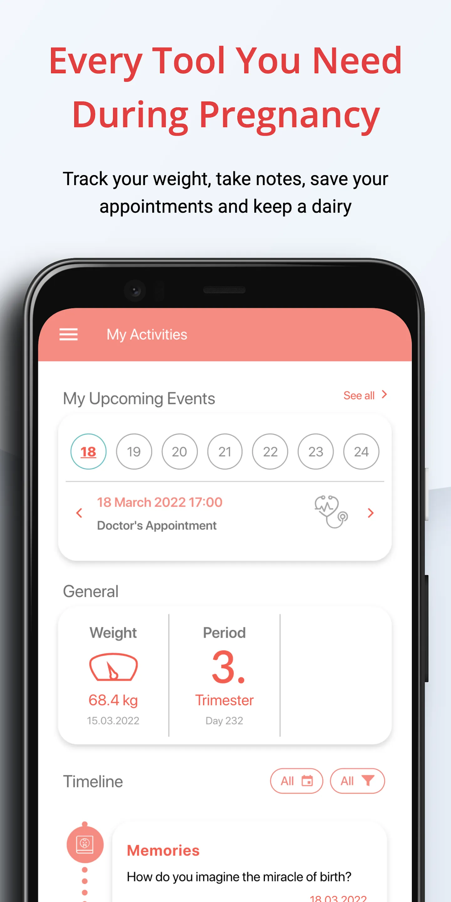 Elika - Pregnancy Tracking | Indus Appstore | Screenshot