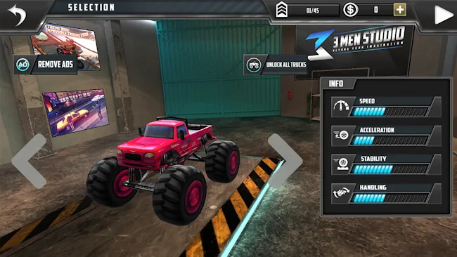 3D Impossible Monster Truck Survivor - 2020 | Indus Appstore | Screenshot