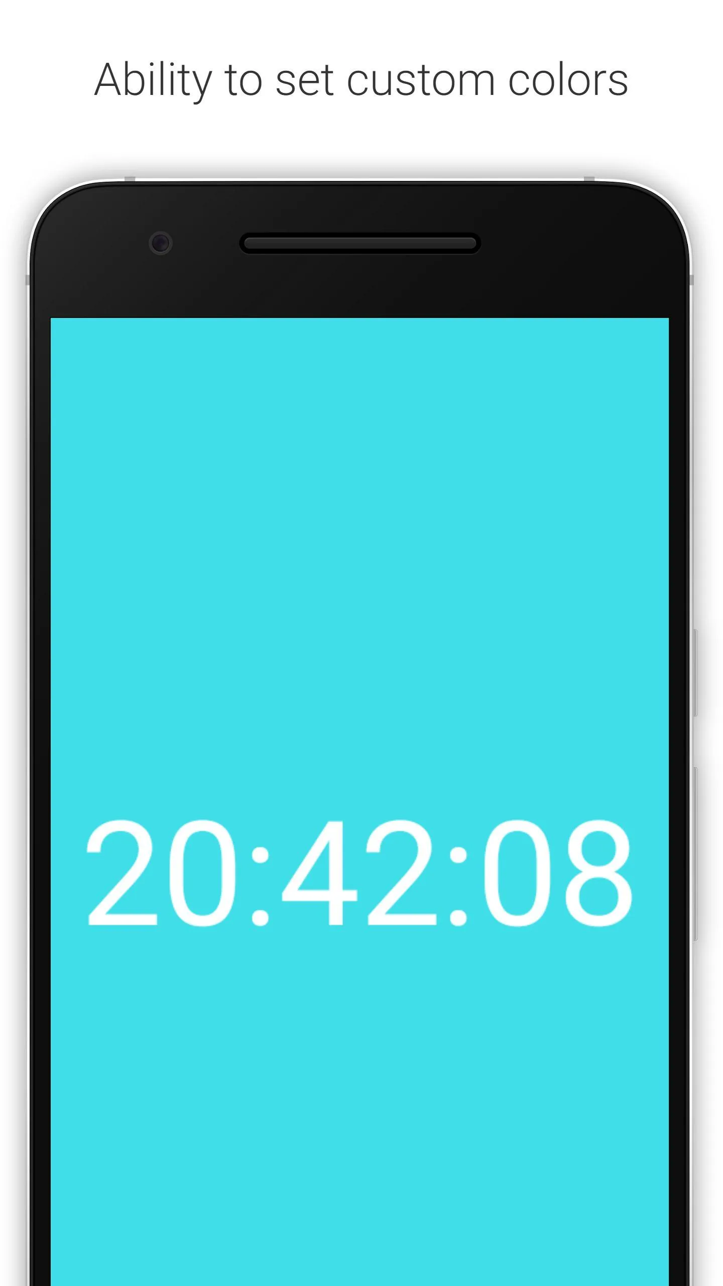 FSclock - Fullscreen Clock | Indus Appstore | Screenshot