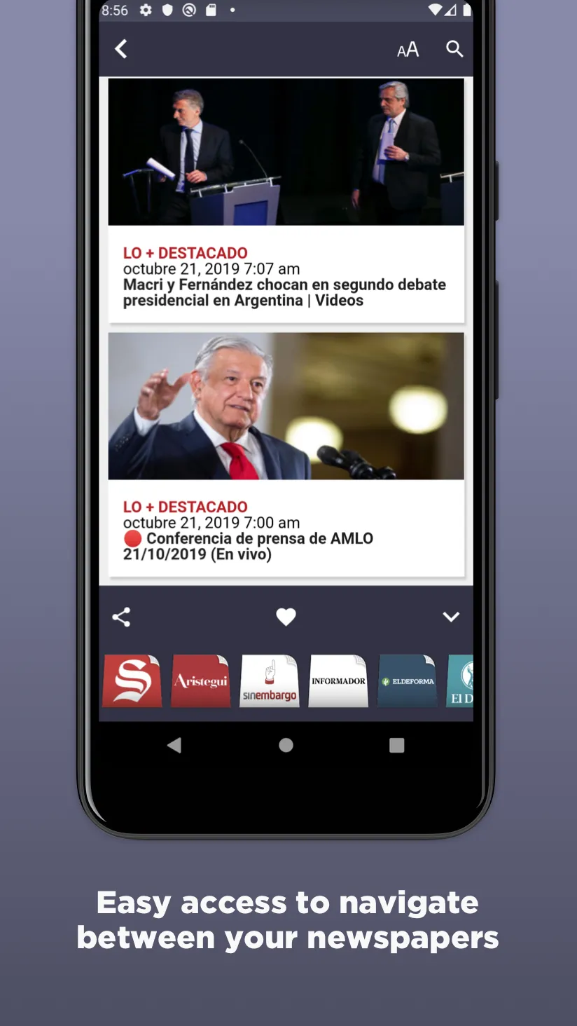 Mexican Newspapers | Indus Appstore | Screenshot