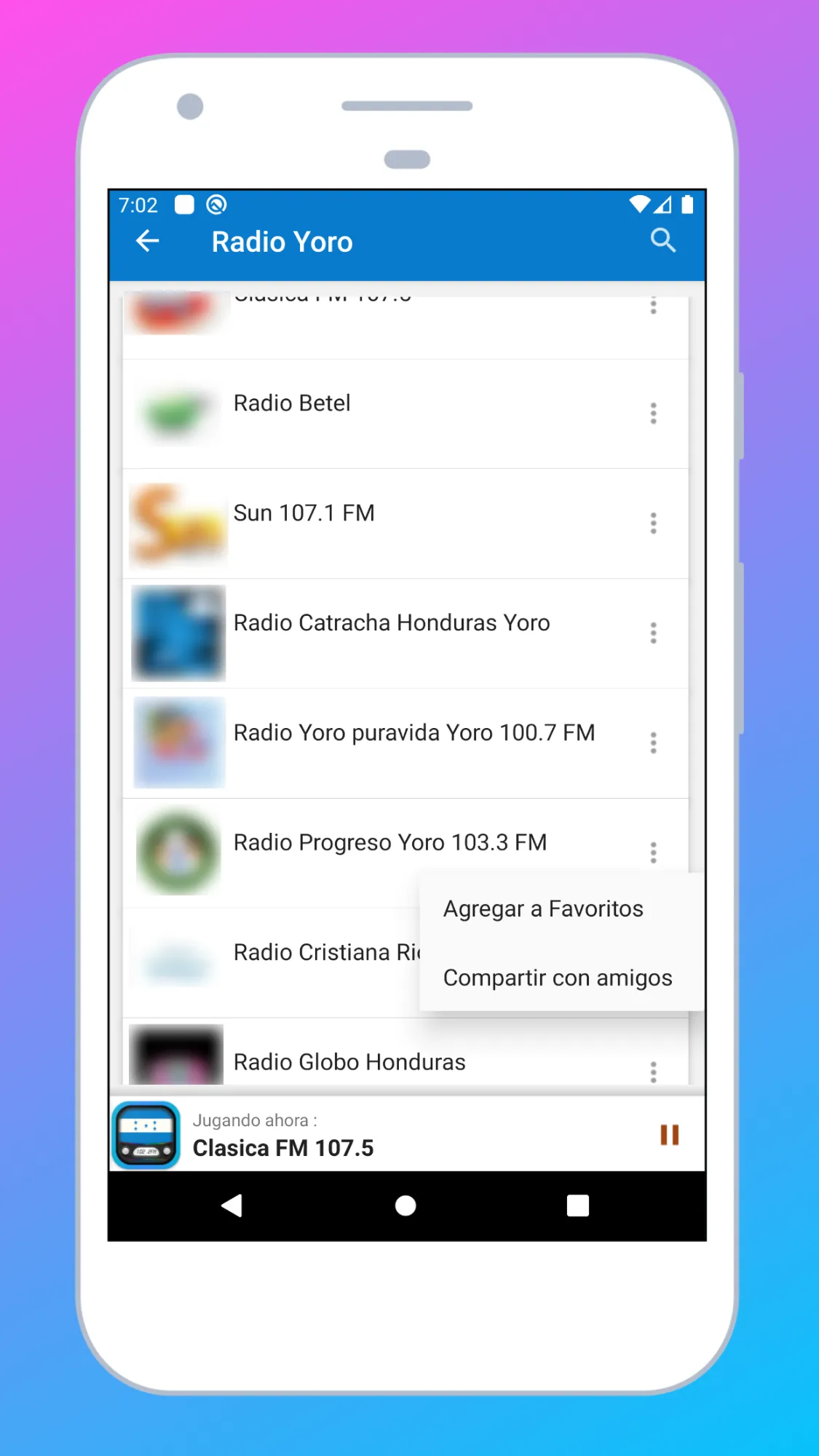 Radio Honduras + FM Radio Hond | Indus Appstore | Screenshot