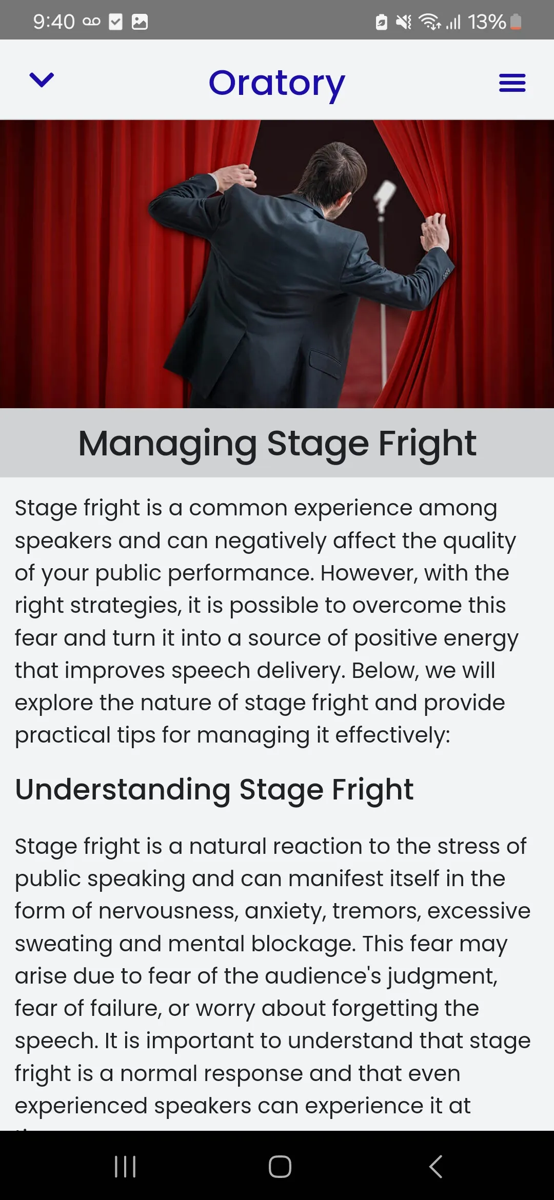 Public Speaking Course | Indus Appstore | Screenshot