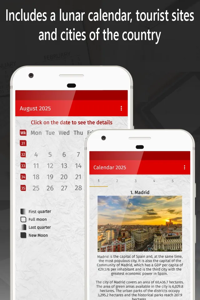 spain calendar 2025 | Indus Appstore | Screenshot