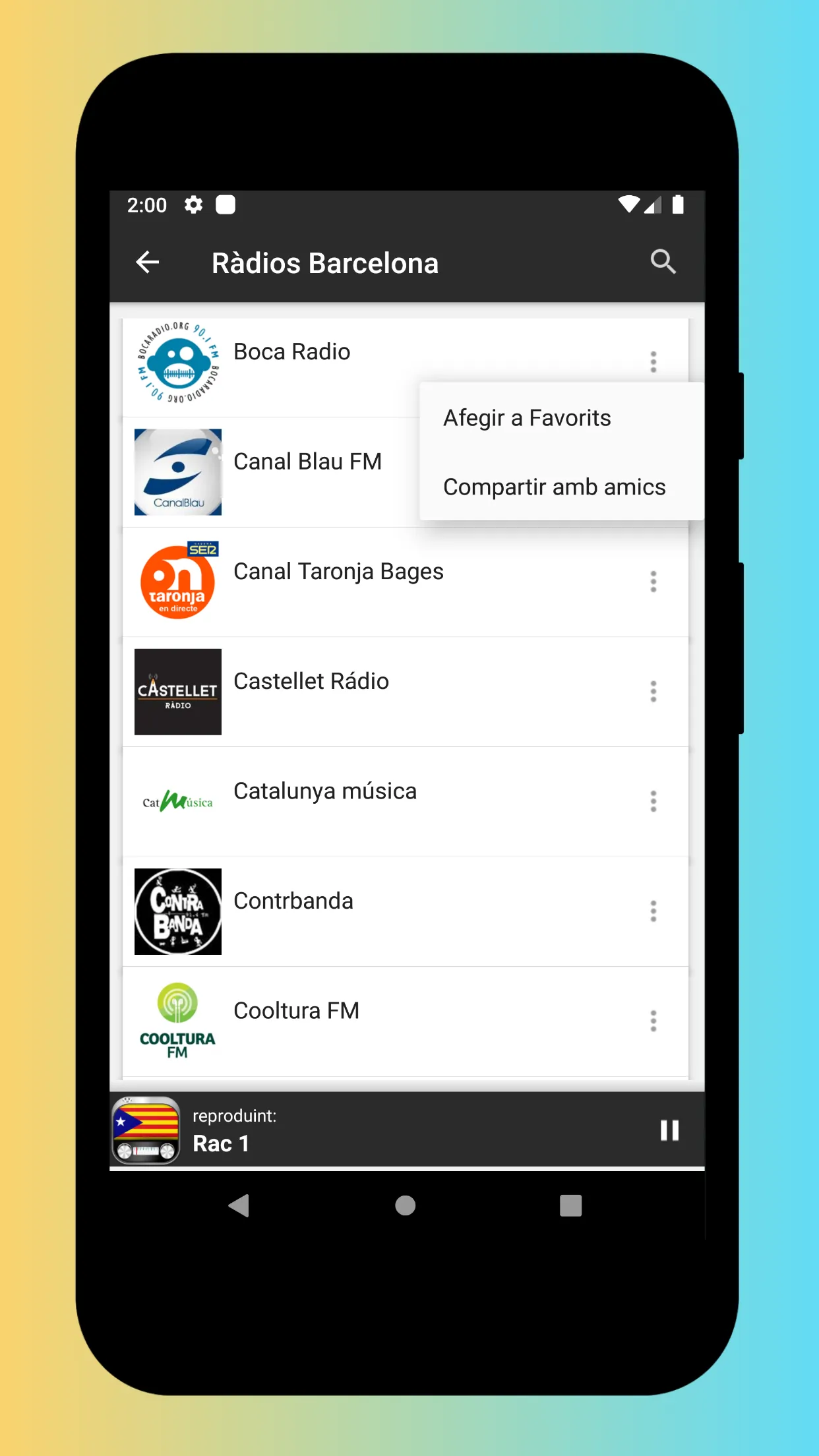 Radio Catalonia - Radio FM AM | Indus Appstore | Screenshot