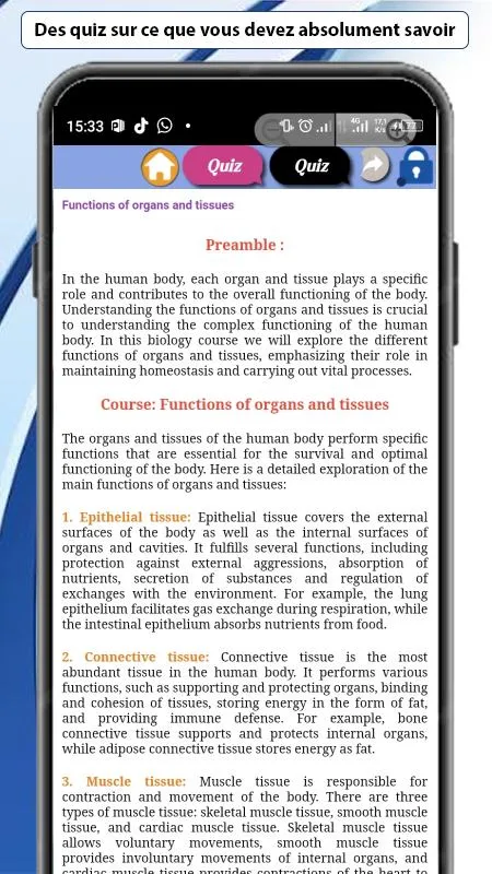 Biology lessons | Indus Appstore | Screenshot