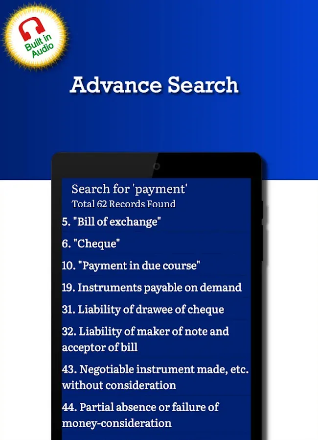 Negotiable Instruments Act | Indus Appstore | Screenshot