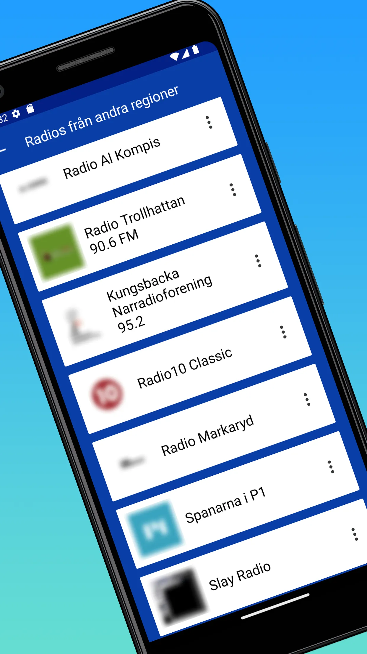 Radio P4 Kristianstad Sveriges | Indus Appstore | Screenshot