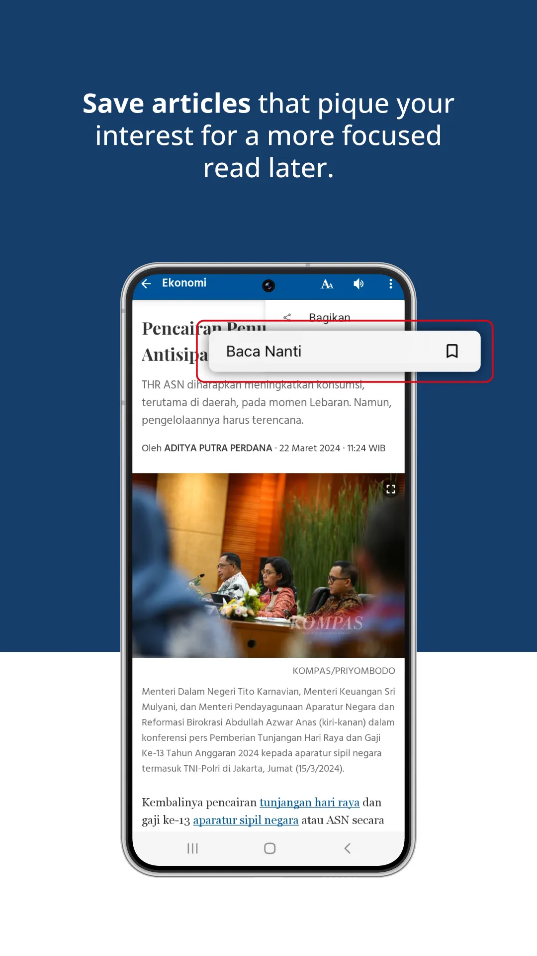 Kompas.id: Baca Berita Lengkap | Indus Appstore | Screenshot