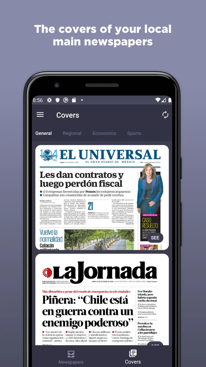 Mexican Newspapers | Indus Appstore | Screenshot