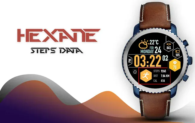 Hexane Digital Watch Face | Indus Appstore | Screenshot