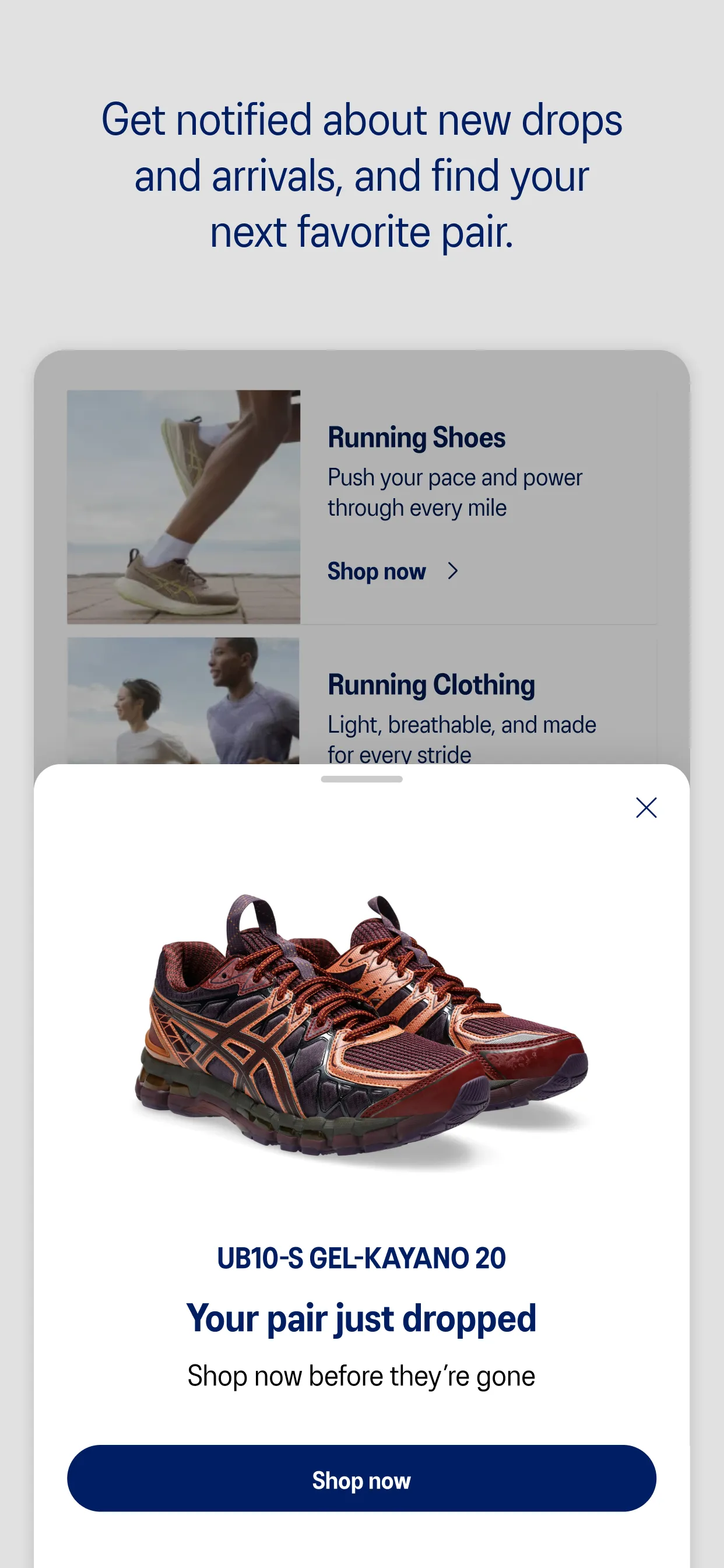 ASICS | Indus Appstore | Screenshot