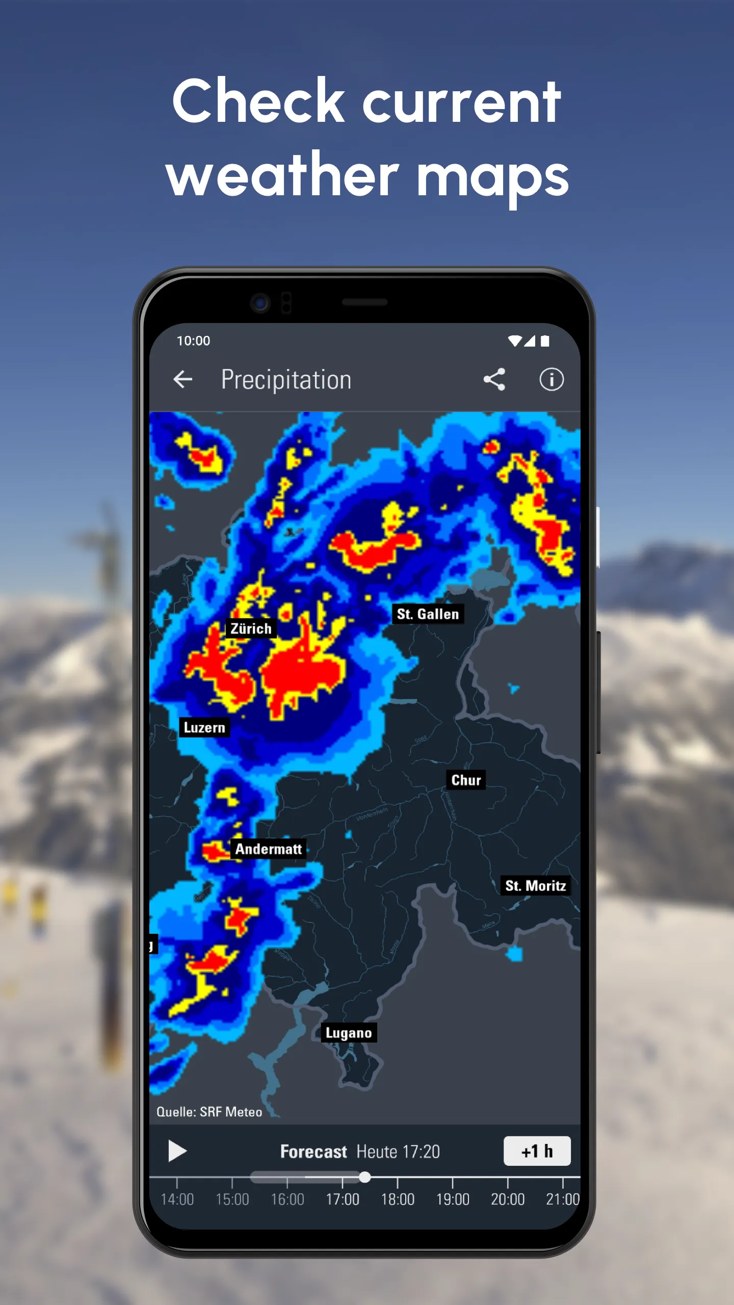 Weather Alarm - Swiss Meteo | Indus Appstore | Screenshot