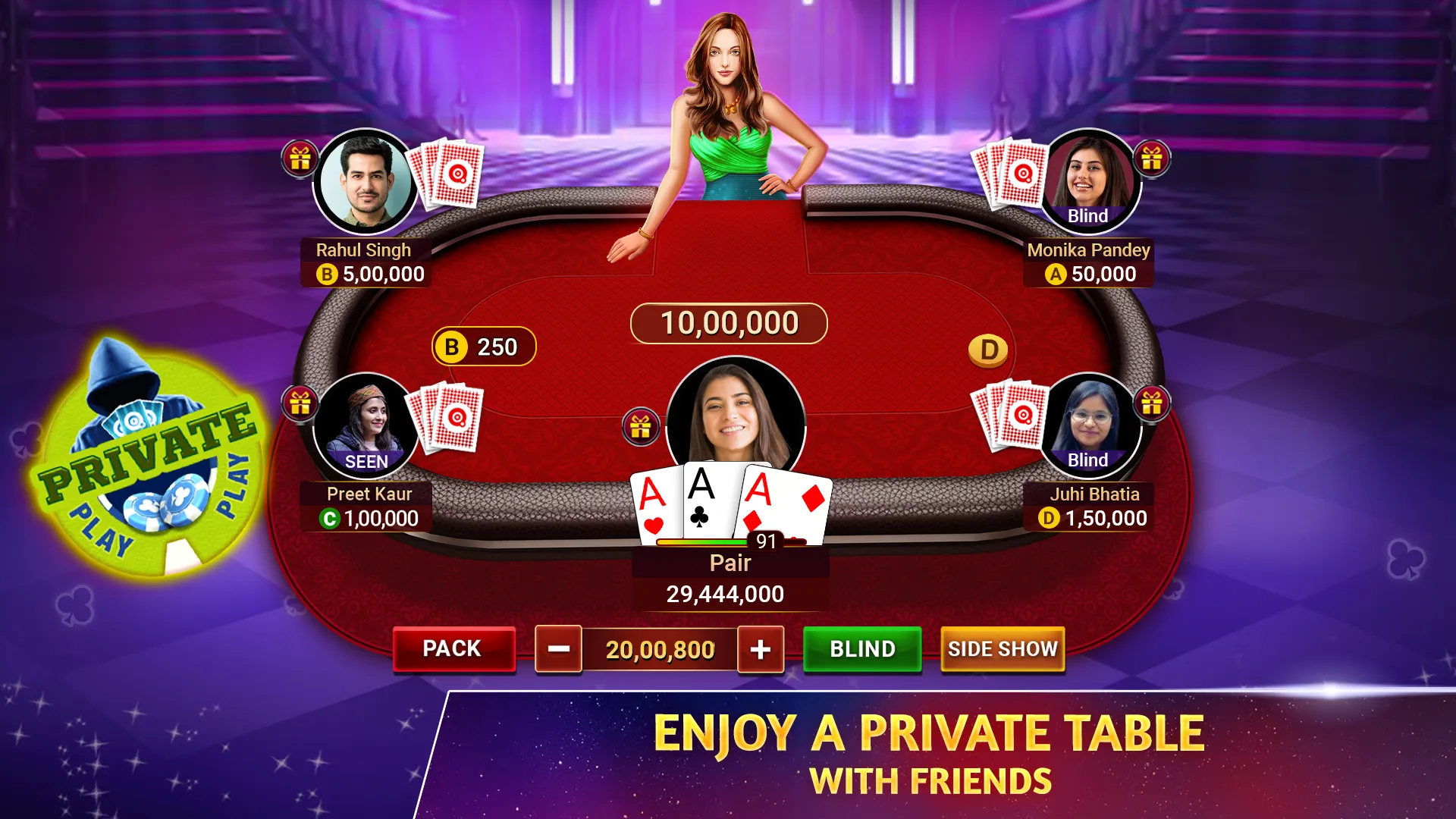 Teen Patti Octro 3 Patti Rummy | Indus Appstore | Screenshot