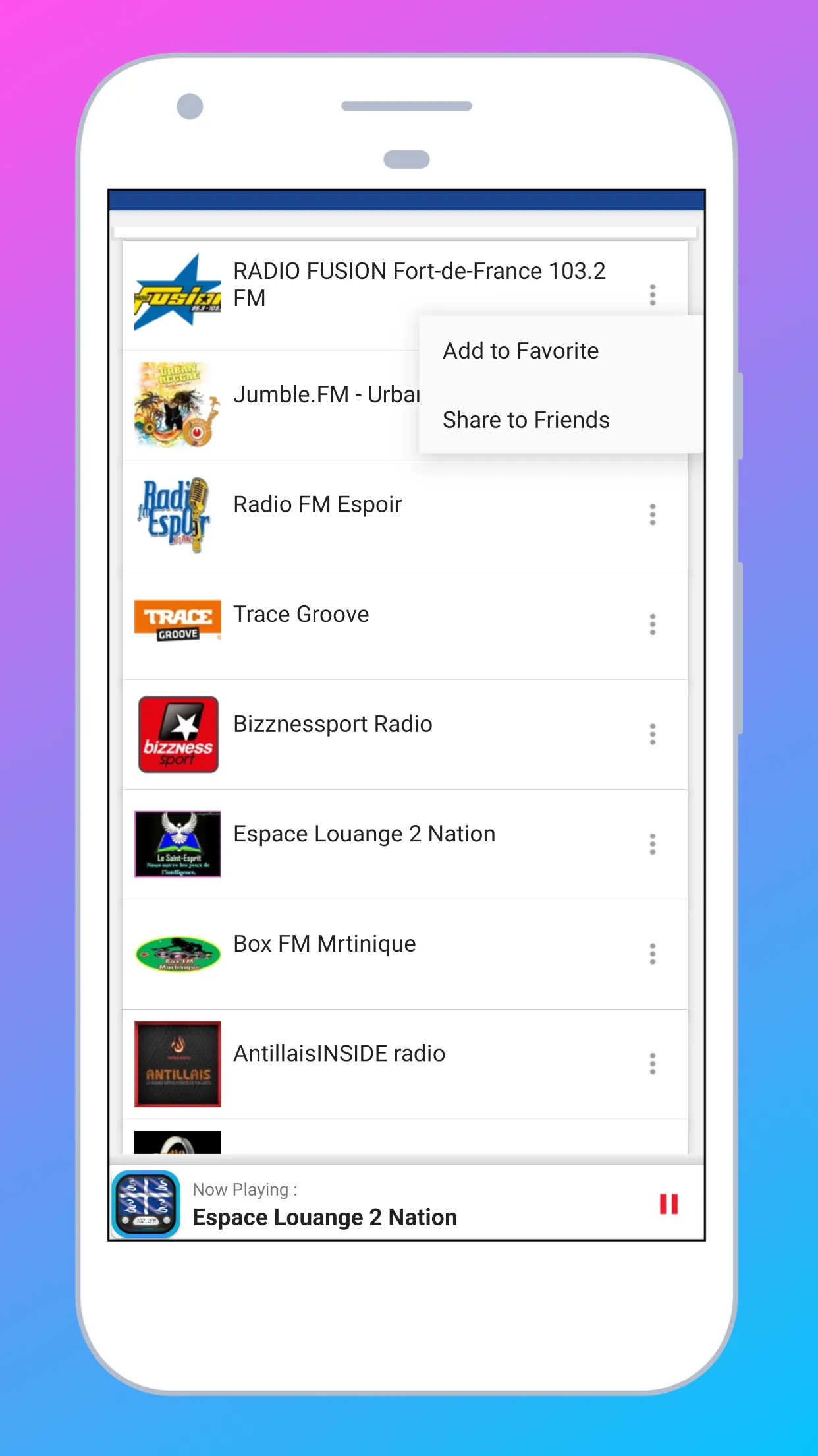 Radio Martinique: Radio Online | Indus Appstore | Screenshot