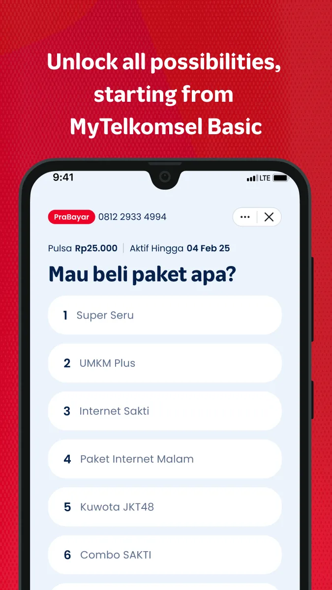 MyTelkomsel Basic | Indus Appstore | Screenshot