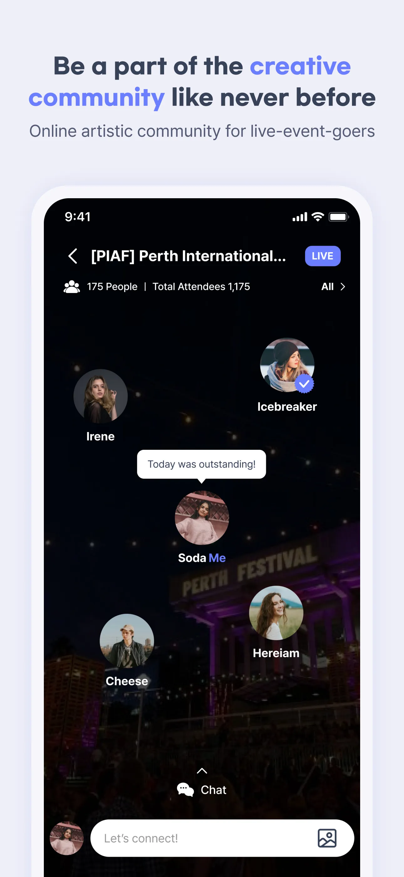 HereWeAre:LiveSpot Connections | Indus Appstore | Screenshot