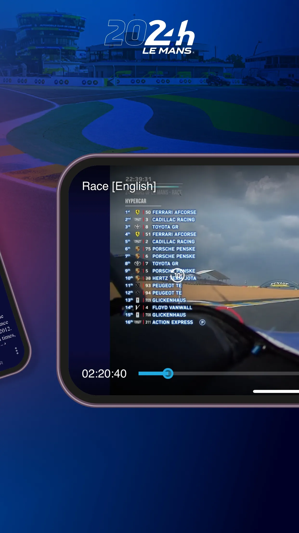 FIA WEC TV | Indus Appstore | Screenshot