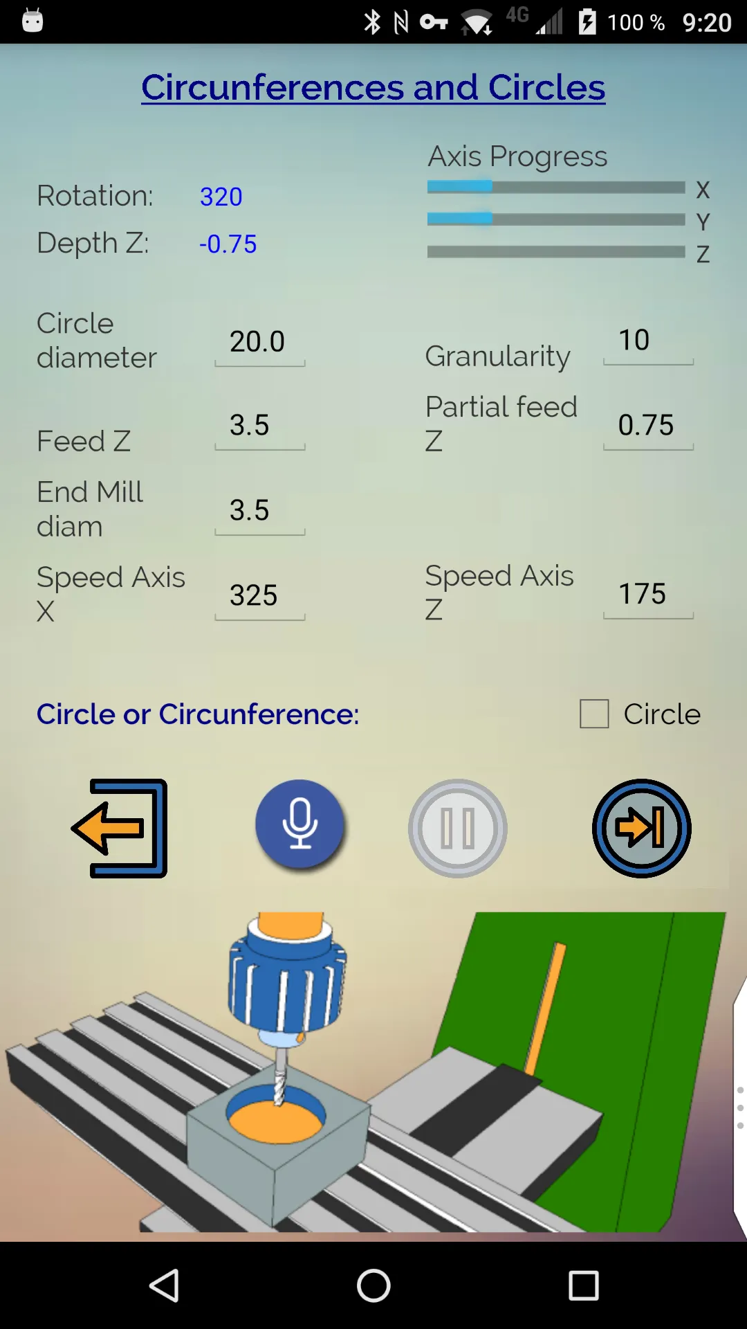 4-Axis Control System | Indus Appstore | Screenshot