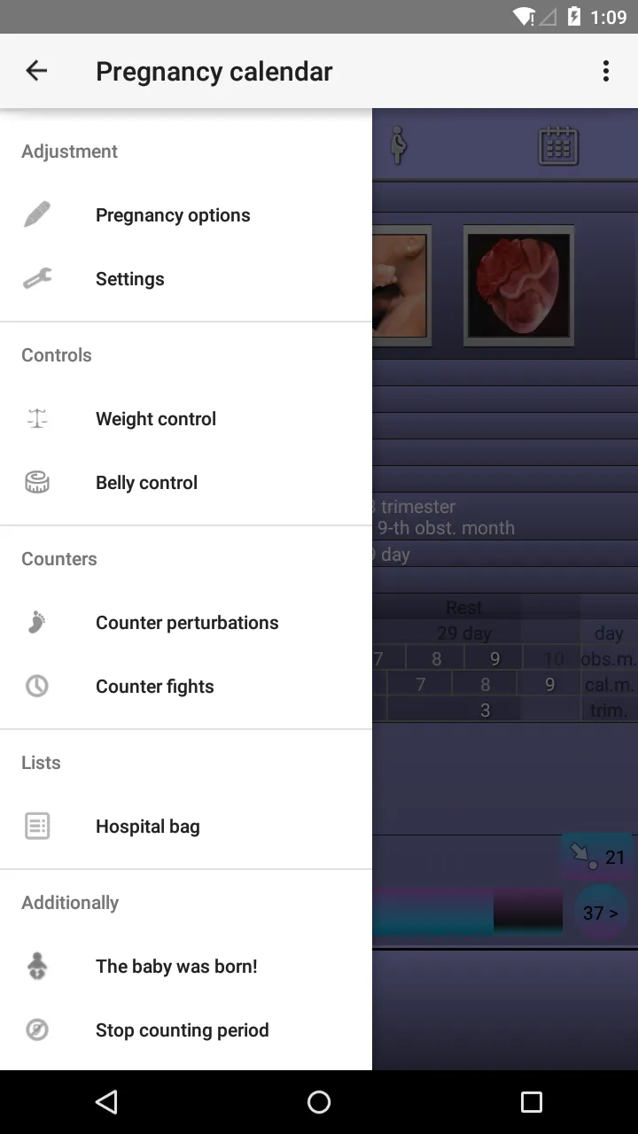 Pregnancy Calendar | Indus Appstore | Screenshot