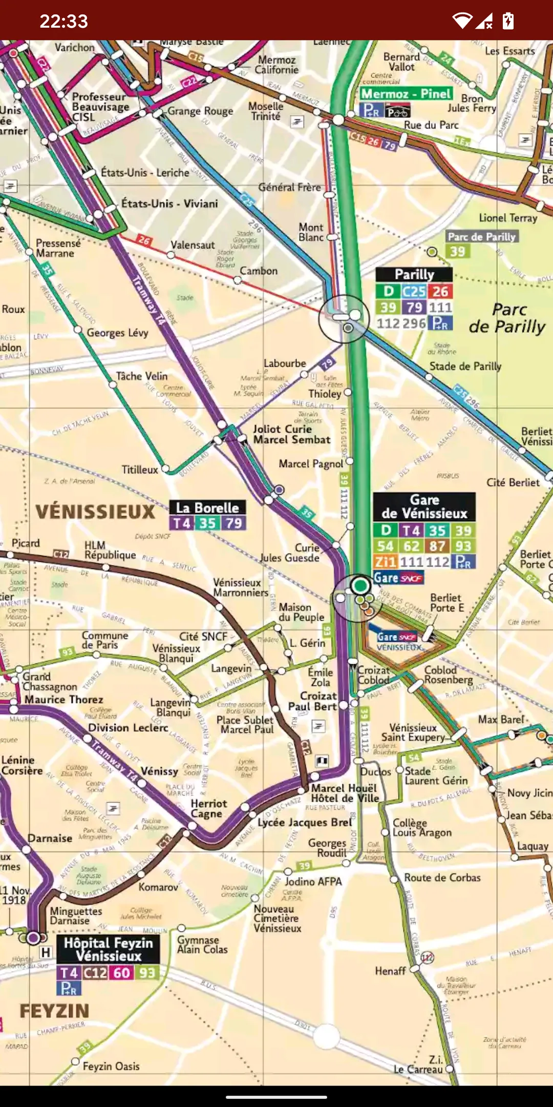 Lyon Metro Map (Offline) | Indus Appstore | Screenshot