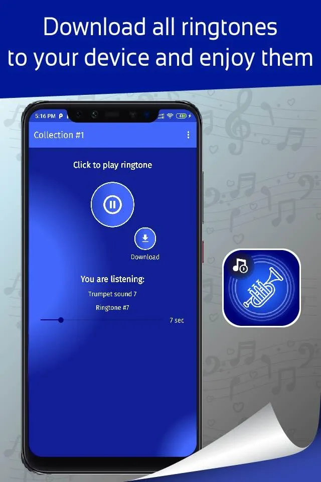 trumpet ringtones | Indus Appstore | Screenshot