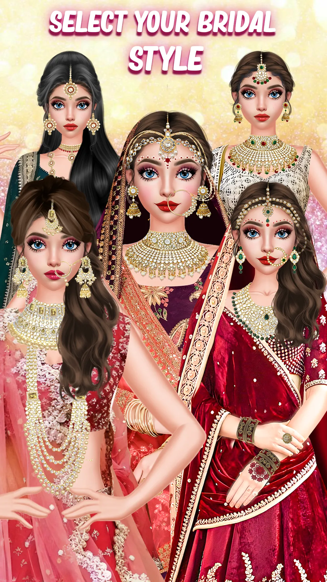 Indian Wedding Bridal Dress up | Indus Appstore | Screenshot