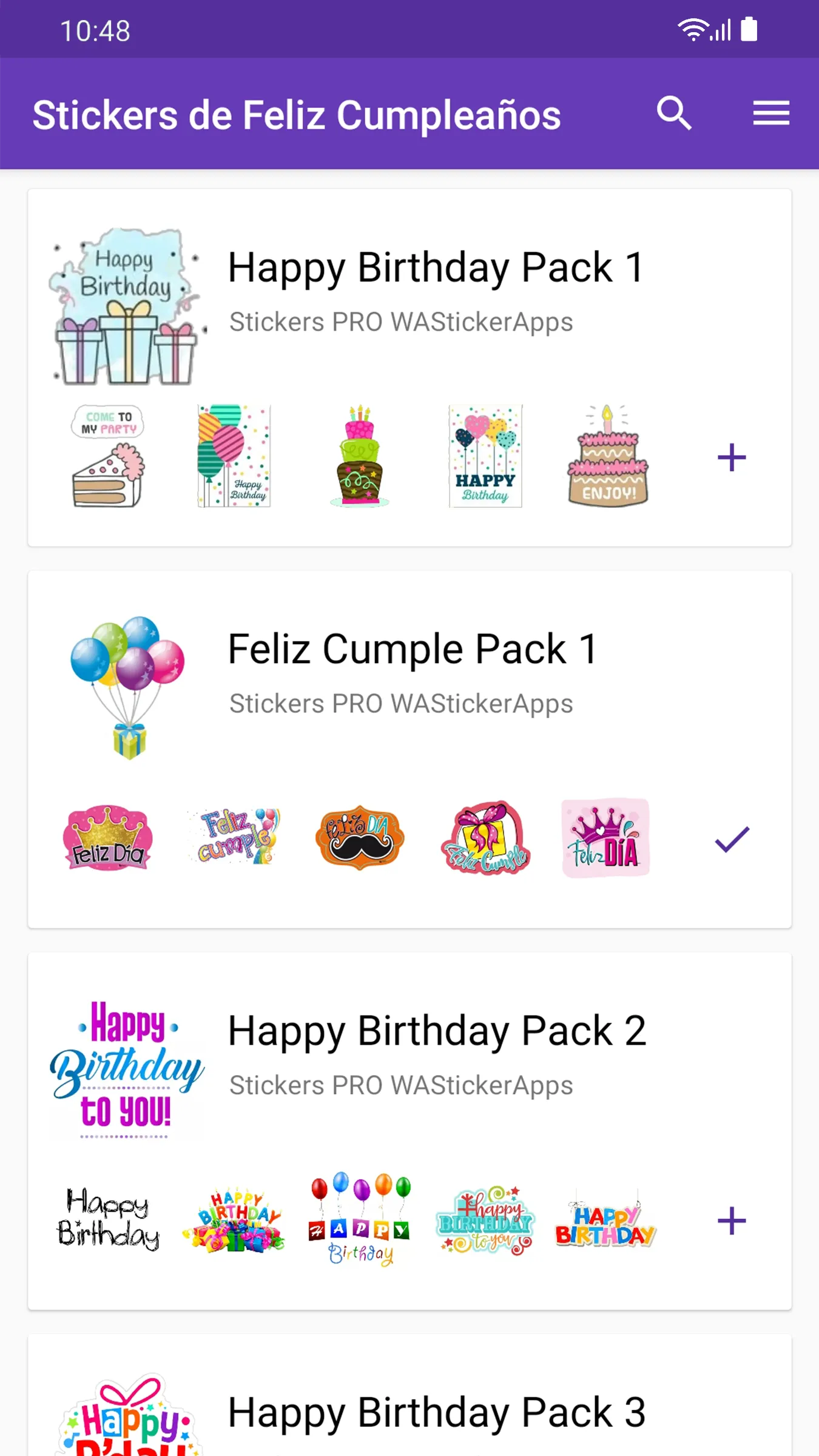 Stickers Happy Birthday | Indus Appstore | Screenshot