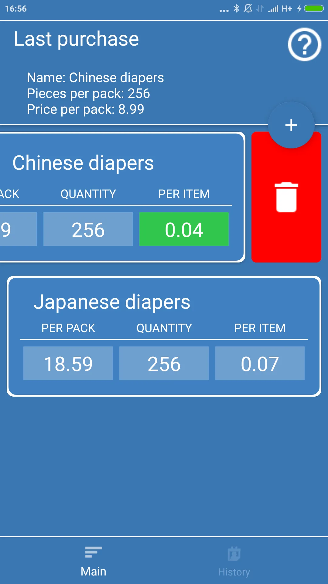 Diaper calculator | Indus Appstore | Screenshot