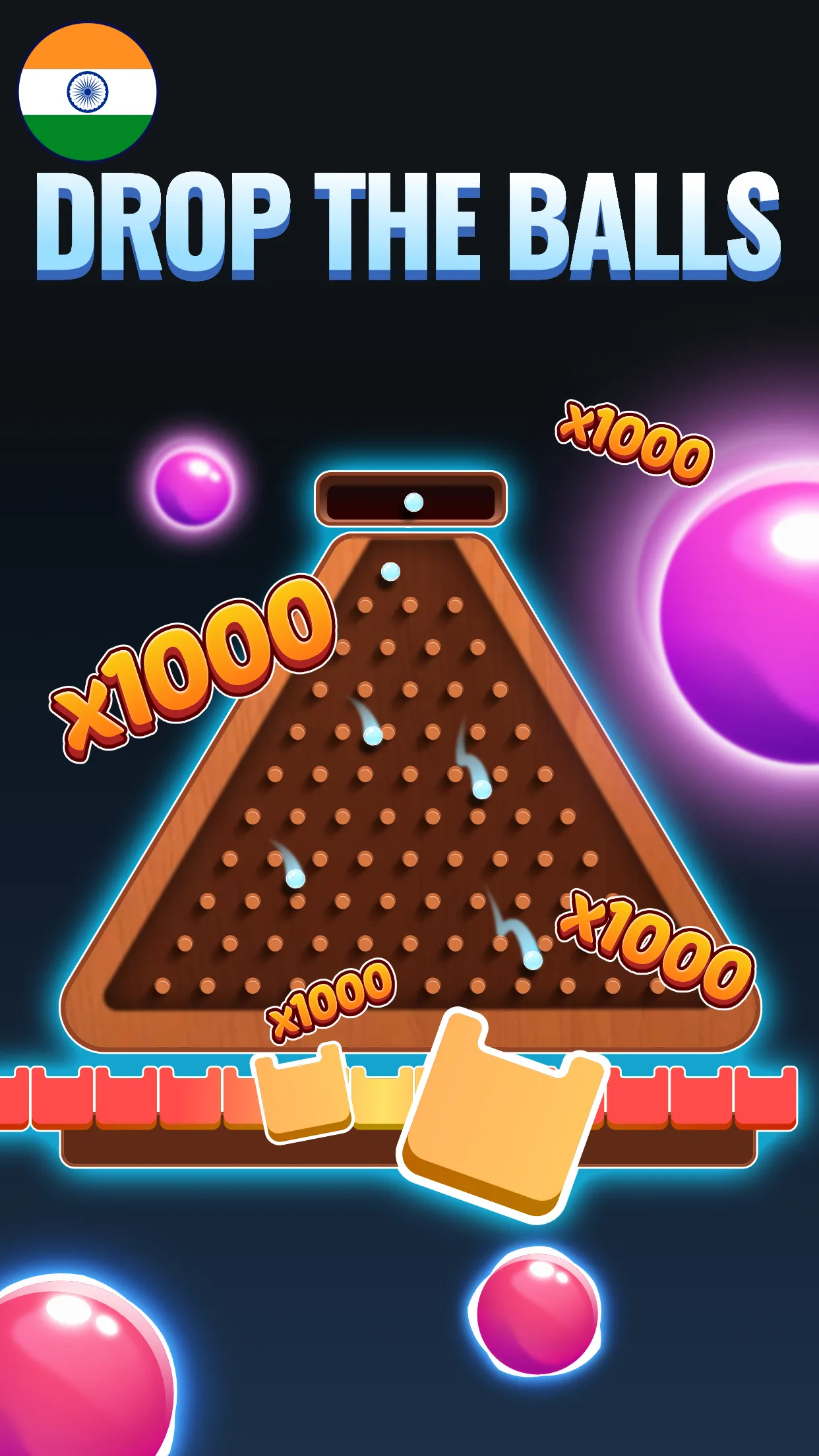 Drop Balls XY - Plink Balls | Indus Appstore | Screenshot