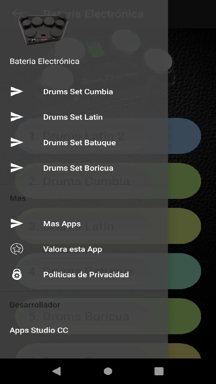 bateria electronica | Indus Appstore | Screenshot