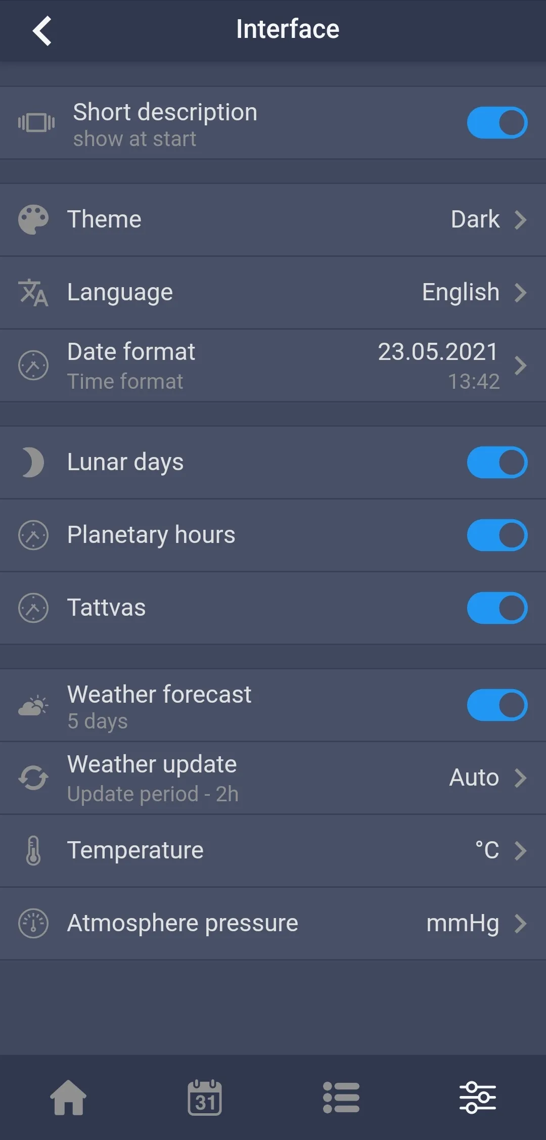 Moon Assistant  Lunar calendar | Indus Appstore | Screenshot