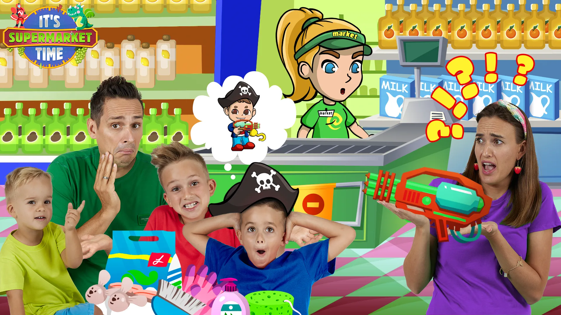 Vlad & Niki Supermarket game | Indus Appstore | Screenshot