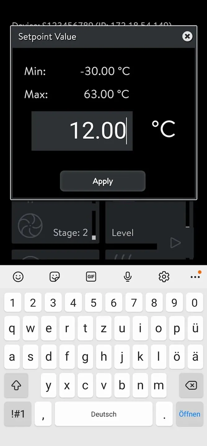 LAUDA Command App | Indus Appstore | Screenshot