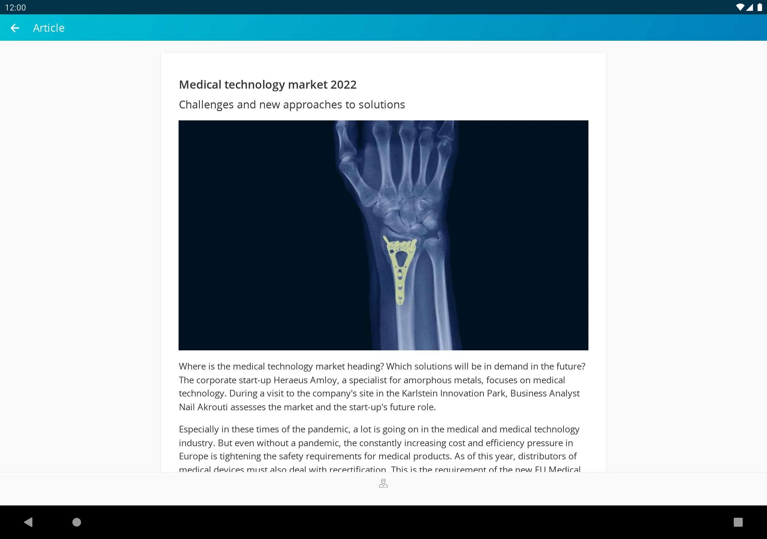 Heraeus touch | Indus Appstore | Screenshot