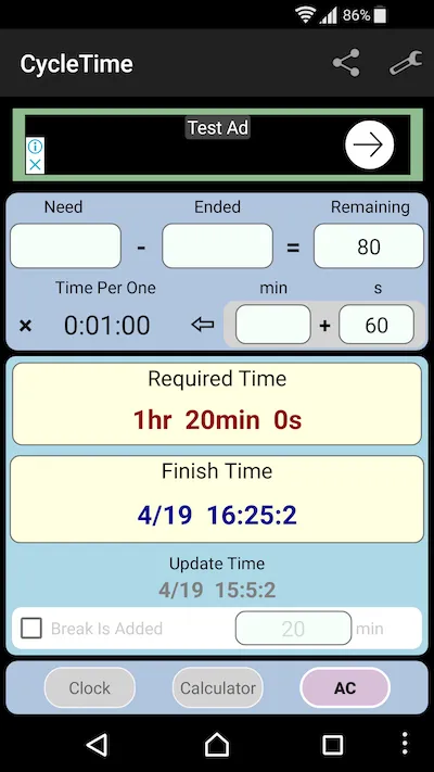 CycleTime | Indus Appstore | Screenshot