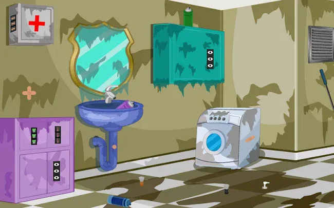 3D Escape Messy Bathroom | Indus Appstore | Screenshot