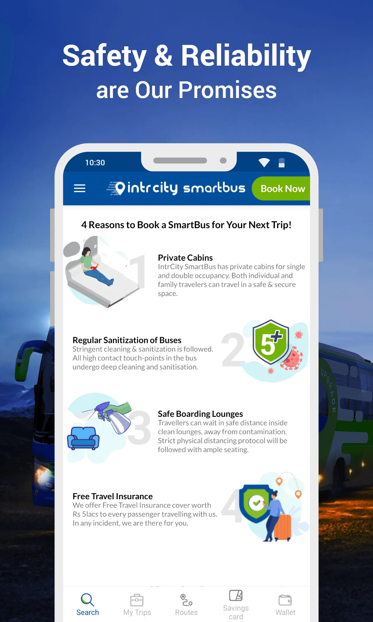 IntrCity: Bus Ticket Booking | Indus Appstore | Screenshot