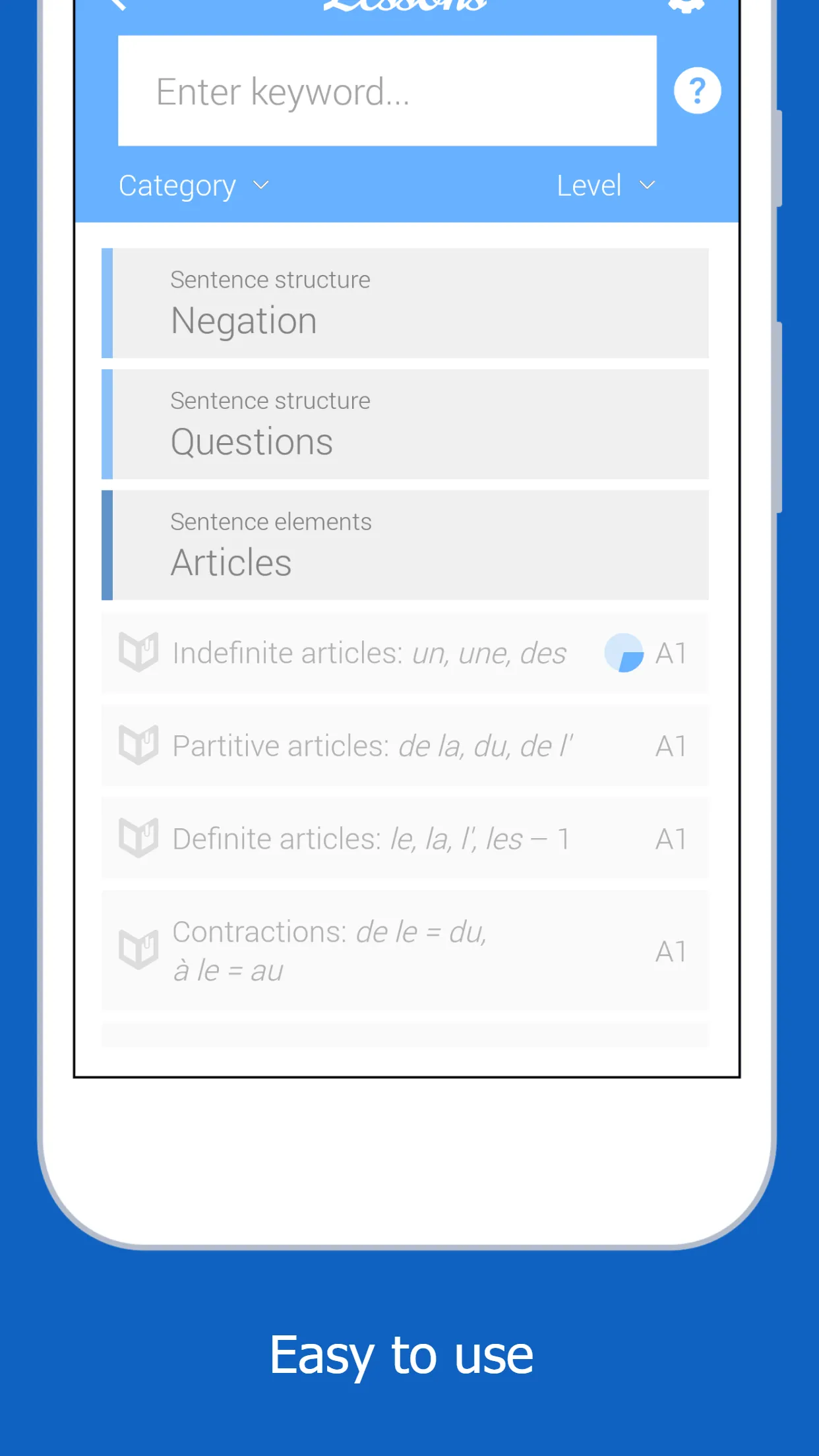 Dr French, French grammar | Indus Appstore | Screenshot