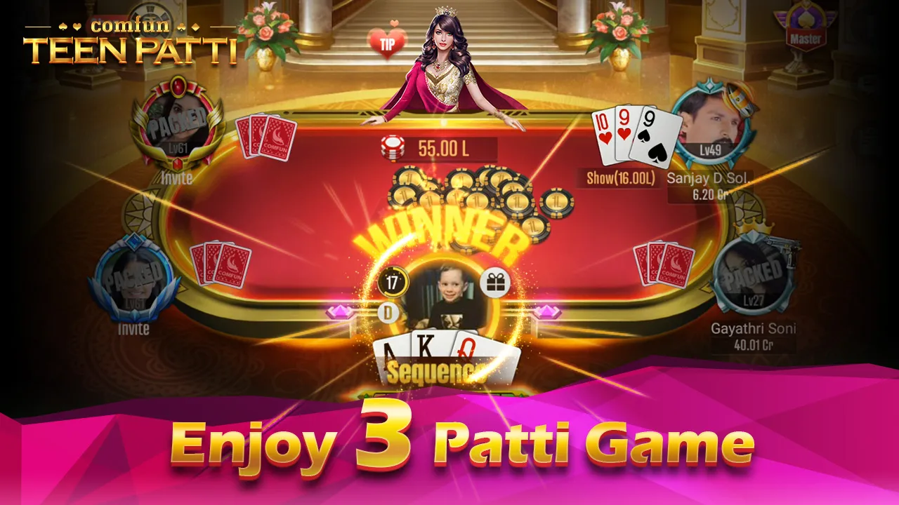 Teen Patti Comfun Card Online | Indus Appstore | Screenshot