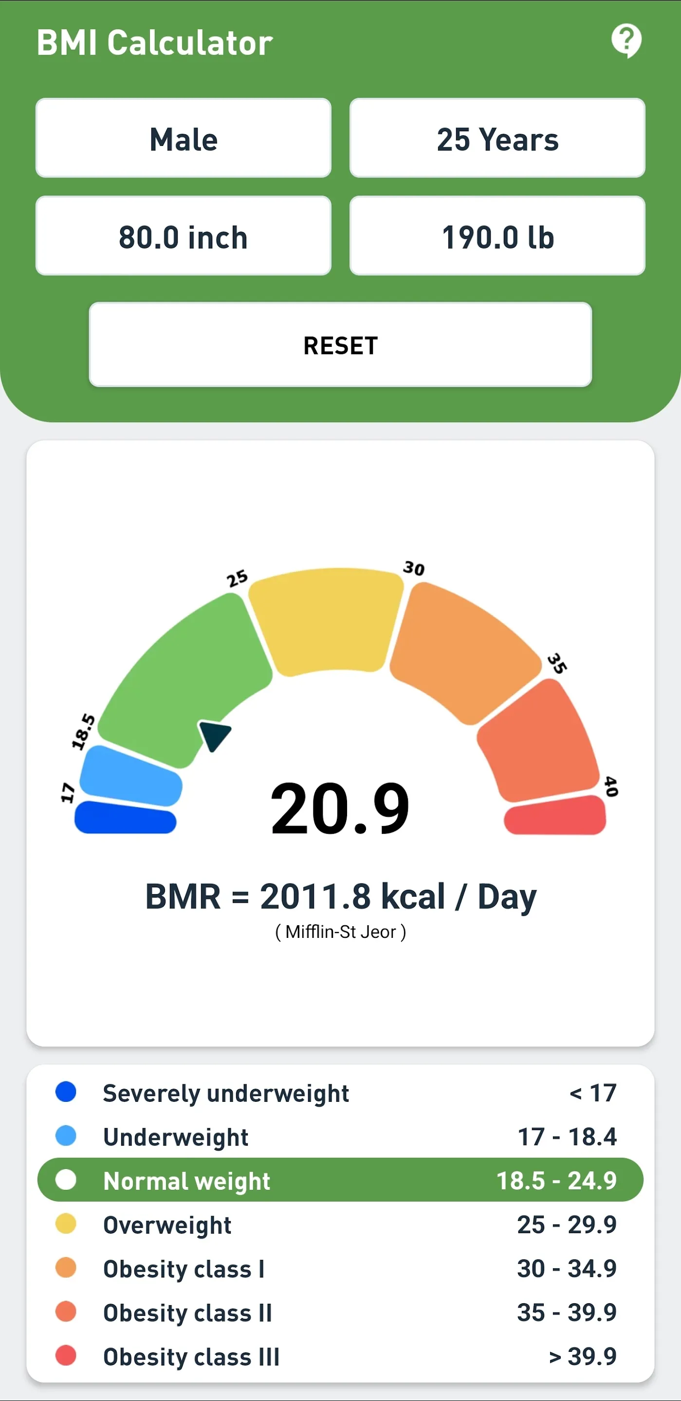 BMI Calculator | Indus Appstore | Screenshot