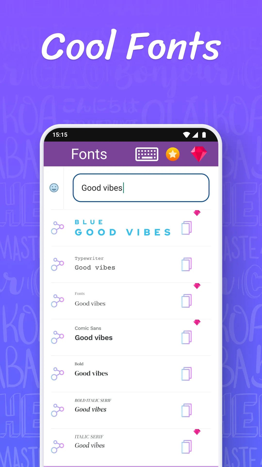 Fonts: Stylish Text Cool Fonts | Indus Appstore | Screenshot