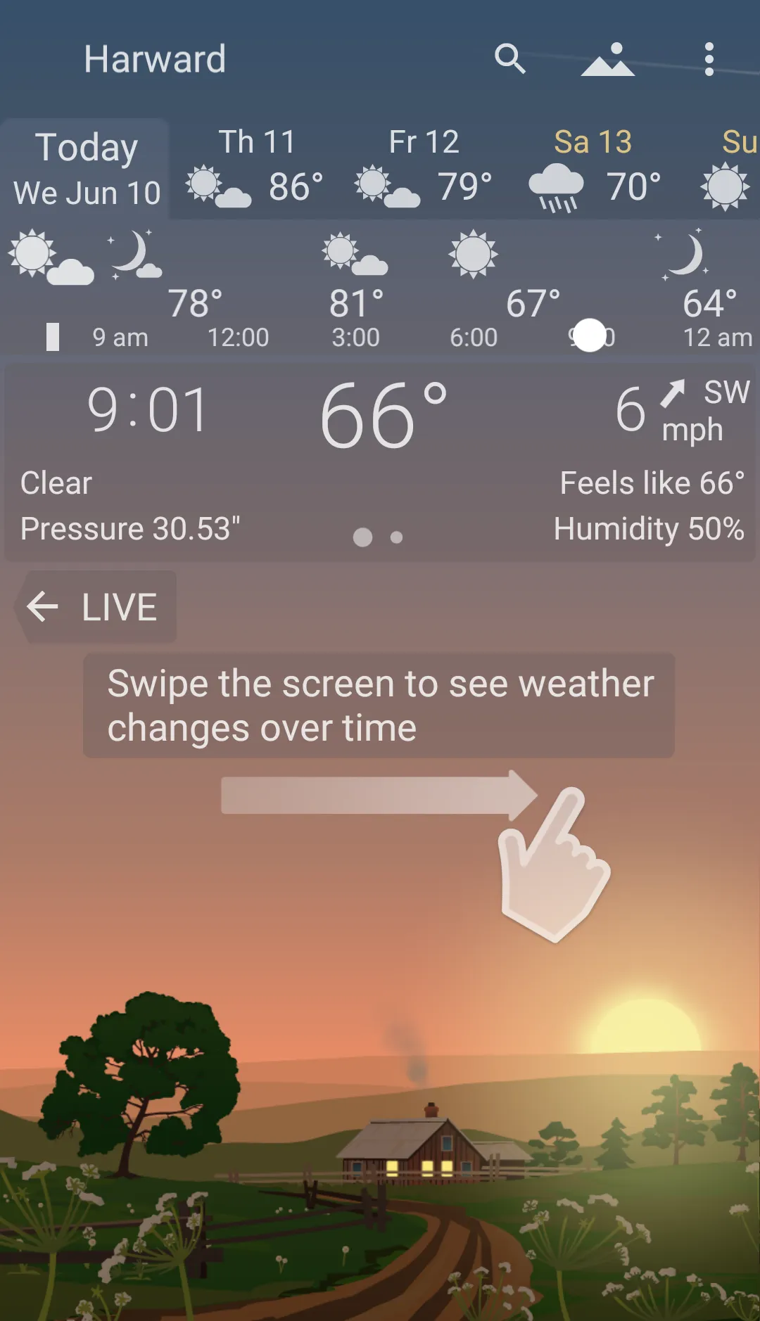 YoWindow Weather and wallpaper | Indus Appstore | Screenshot