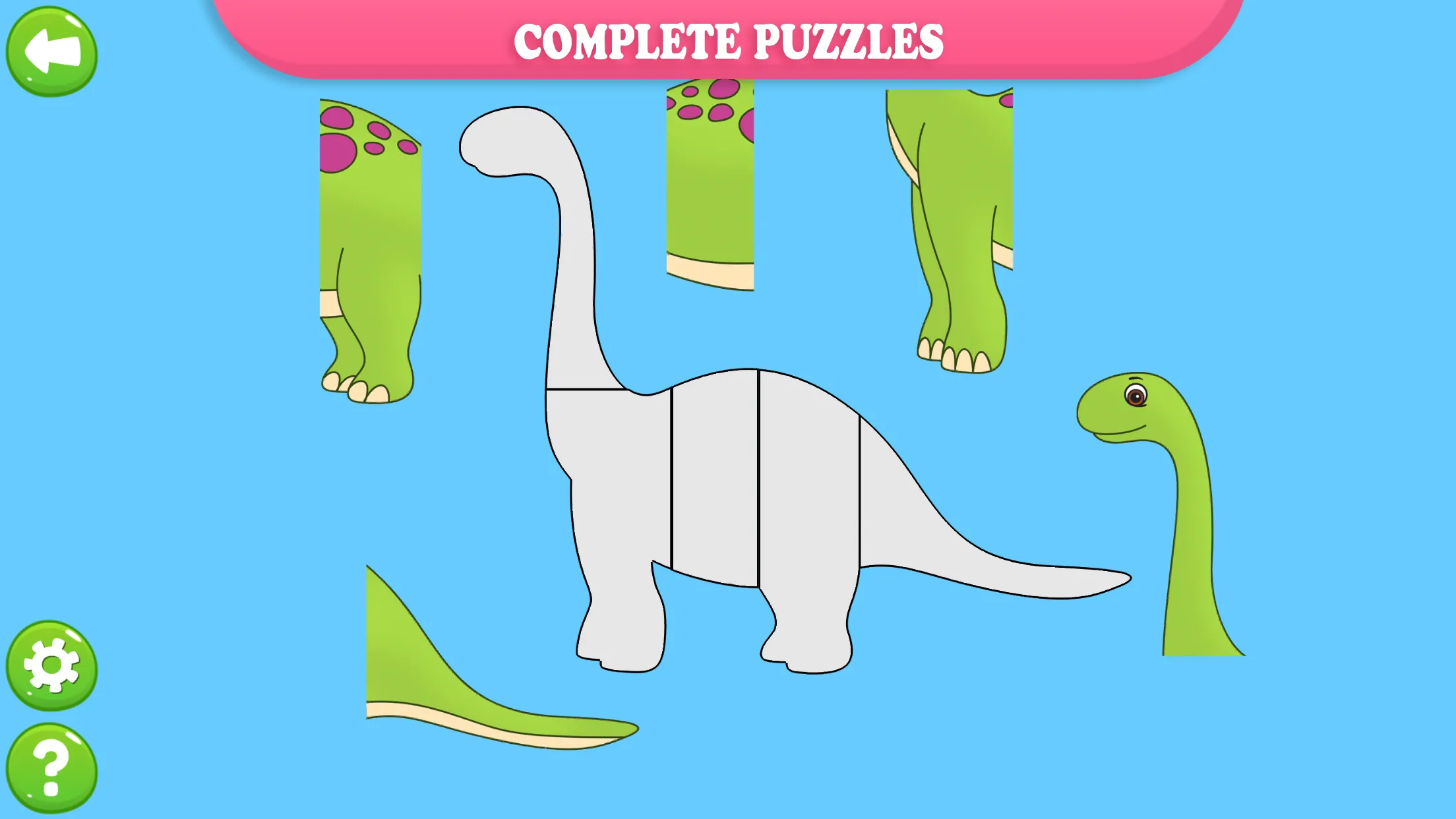 Dinosaur Puzzles for Kids | Indus Appstore | Screenshot