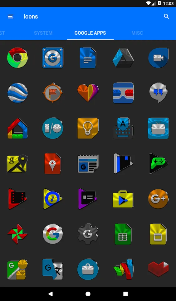 Colorful Nbg Icon Pack | Indus Appstore | Screenshot