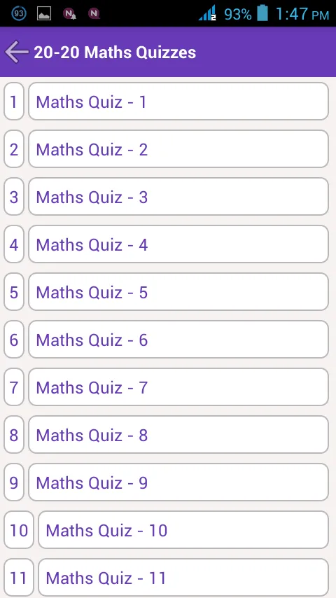 20-20 Maths Quiz | Indus Appstore | Screenshot