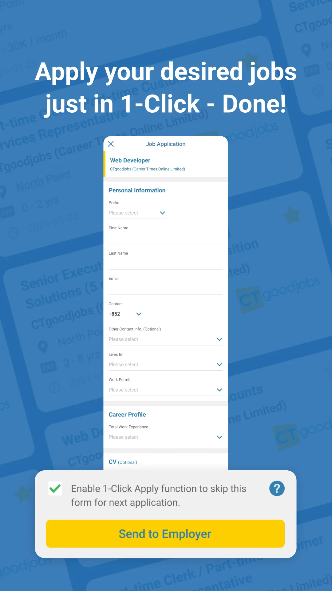 CTgoodjobs - Job Search | Indus Appstore | Screenshot