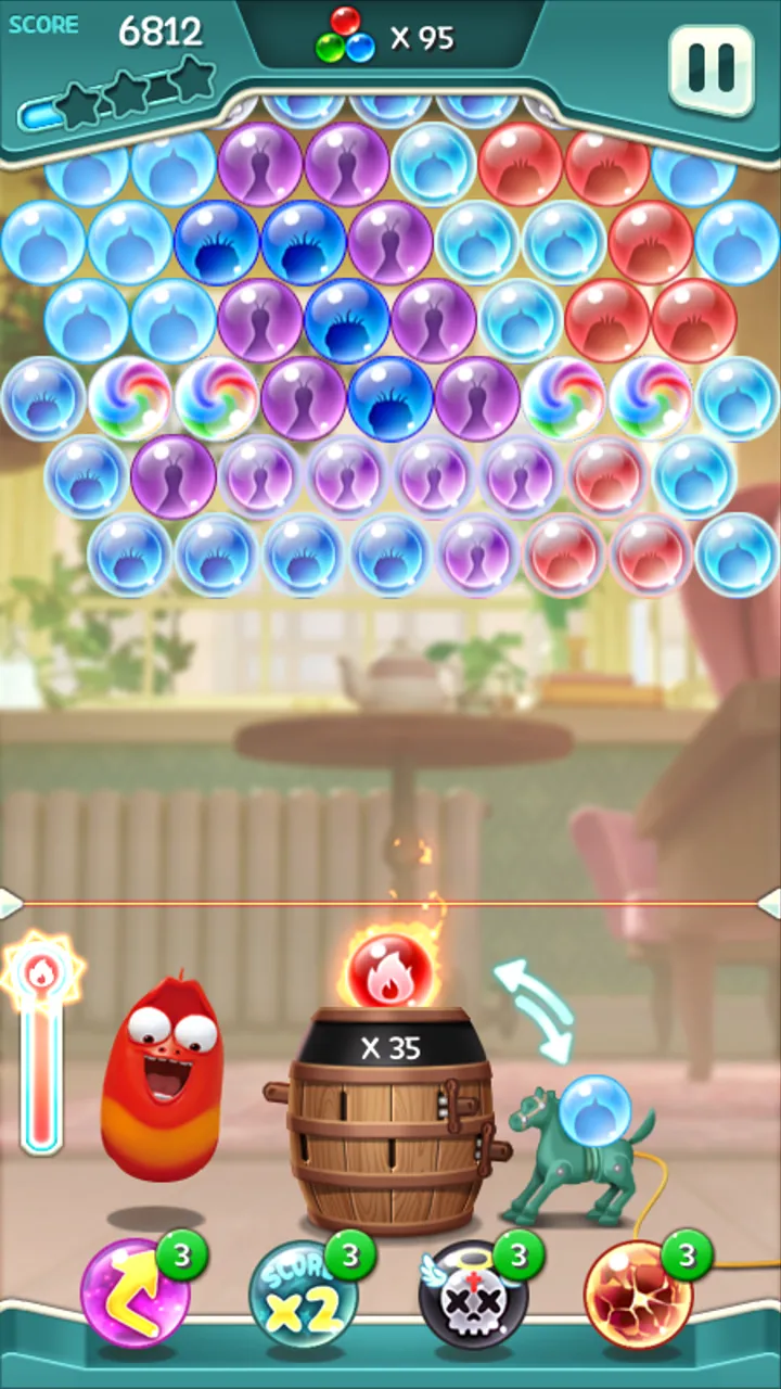 Larva Bubble Pop | Indus Appstore | Screenshot