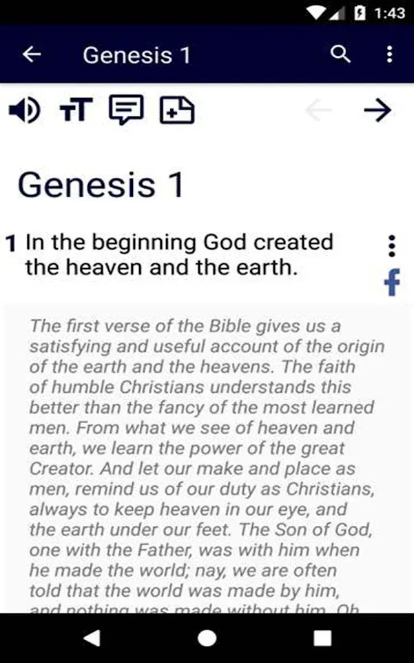 Bible Commentary | Indus Appstore | Screenshot