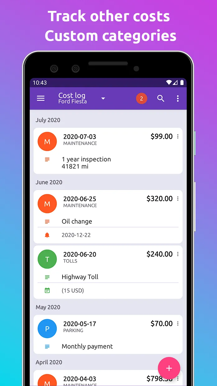 Fuelio: gas log & gas prices | Indus Appstore | Screenshot