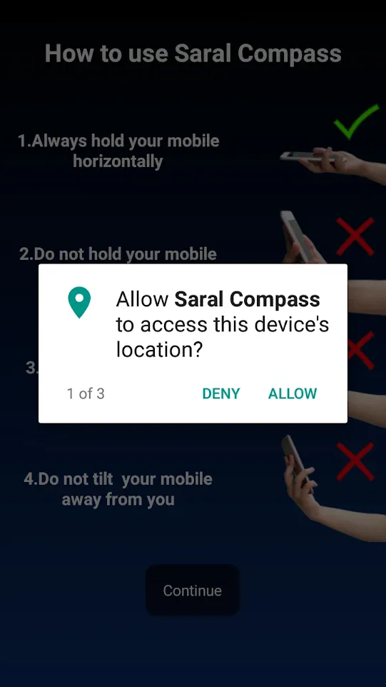 Saral Compass | Indus Appstore | Screenshot